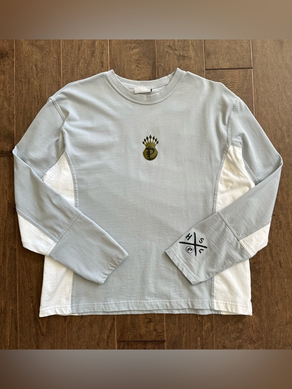 Vintage Palmer Snowboards Long-Sleeved T-Shirt Two Tone